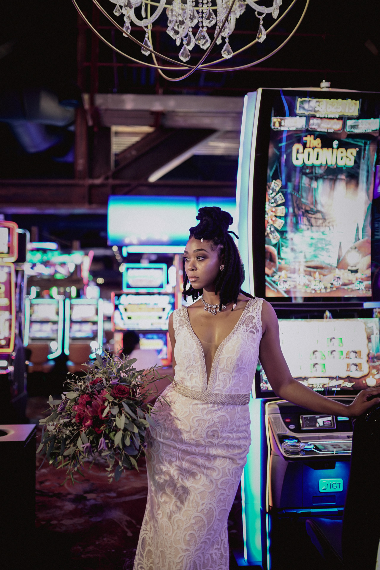 Luck be a Lady in This Downtown Las Vegas Wedding Fashion - Bridal