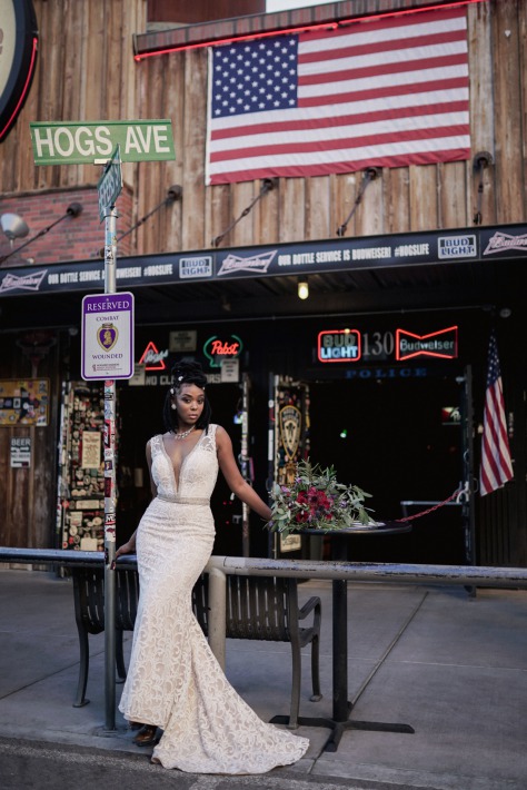 Luck be a Lady in This Downtown Las Vegas Wedding Fashion - Bridal